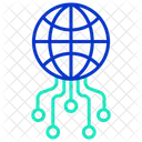 Iweb Network Global Ai Global Artificial Intelligence Icon