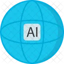 Global Ai Ai Network Artificial Intelligence Icon