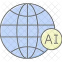 Global Ai Intelligence Icon