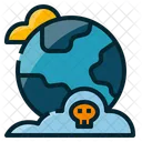 Globe World Pollution Icon