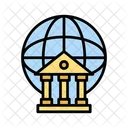 Globale Bank Welt Finanzen Symbol