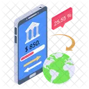 Banking App Global Banking Online Banking Icon