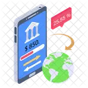Banking App Global Banking Online Banking Icon