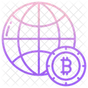 Global Bitcoin Bitcoin Cryptocurrency Icon
