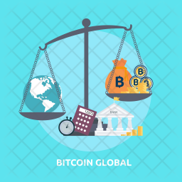 Global Bitcoin Icon