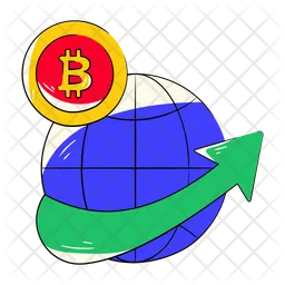 Bitcoin global  Icono