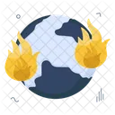 Global Burning Global Fire Global Combustion 아이콘