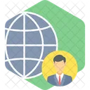 Global Business Online World Icon