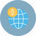 Global Business Currency Earth Icon