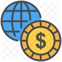 Business Earth Grid Global Icon