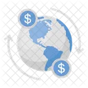 Global Business Dollar Finance Icon