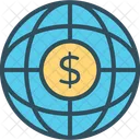 Global Business Globalization Finance Growth Icon