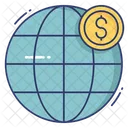 Global Business Money Global Icon