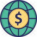 Global Business Worldwide Dollar Icon
