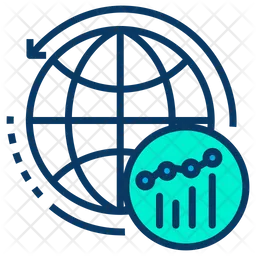 Global Business Graph  Icon