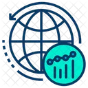 Global Business Graph  Icon