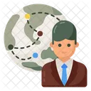 Global Business Global Businessman Tycoon Icon
