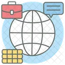 Global Business Worldwide Business International Business Icon