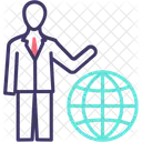 Global Business Gem Diamond Icon