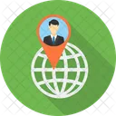 Global Business Location Business Communication Icon