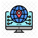 글로벌 비즈니스 네트워크  아이콘