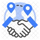 Global business partners  Icon