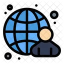 Global Businessman  Icon
