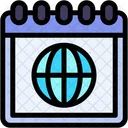 Global Calendar  Icon