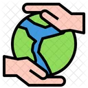 Hand Earth Global Icon