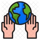 Global Care Earth Care Earthday Icon