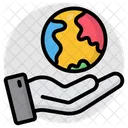 Global Care Planet Care Global Conservation Icon