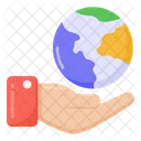 World Care Global Care Worldwide Care Icon