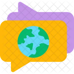 Globaler Chat  Symbol