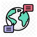 Globaler Chat  Symbol