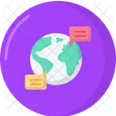 Globaler Chat  Symbol