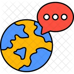 Globaler Chat  Symbol