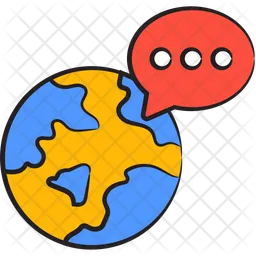 Globaler Chat  Symbol