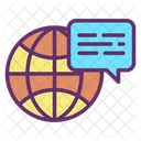 World Chatm Global Chat Worl Wide Chat Icon