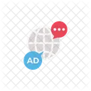 Global Chat Ads Icon