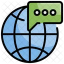 Global Chat Global Communication Social Communication Icon