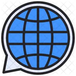 Globaler Chat  Symbol