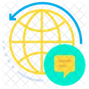 Global Chat Chatting Icon