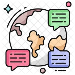 Global Chatting  Icon