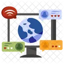 Global Chatting  Icon