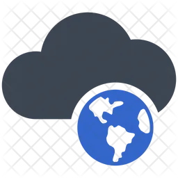Global cloud  Icon