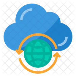 Global cloud  Icon