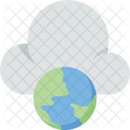 Global cloud  Icon