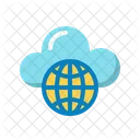 Network Public Cloud Icon