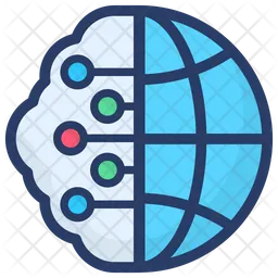 Global Cloud Computing  Icon