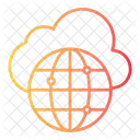 Global Cloud Global Earth Icon